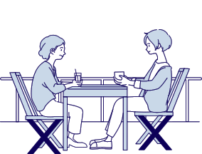 のんびりカフェで松島の景観を楽しみたい
